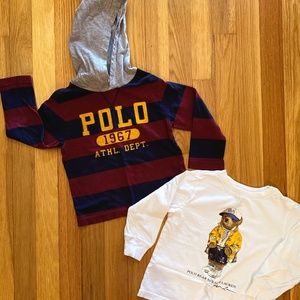 POLO by Ralph Lauren Rugby and T Bundle, Toddler size 2T